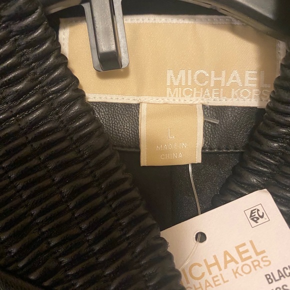 Michael  Kors  Quilted Bomber Jacket Size L - Picture 6 of 9